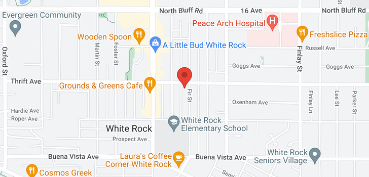 map of 303 15290 THRIFT AVENUE